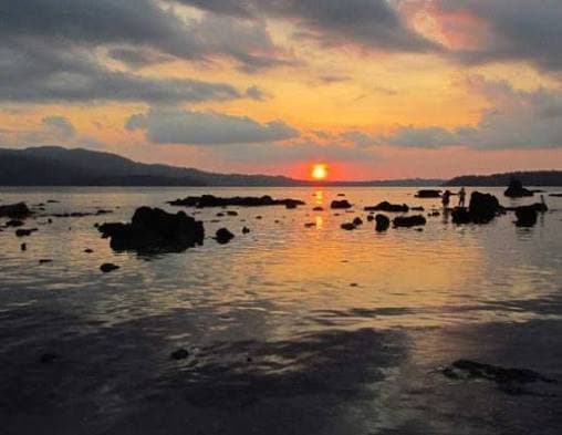 Sunset at Chidiya Tapu Beach